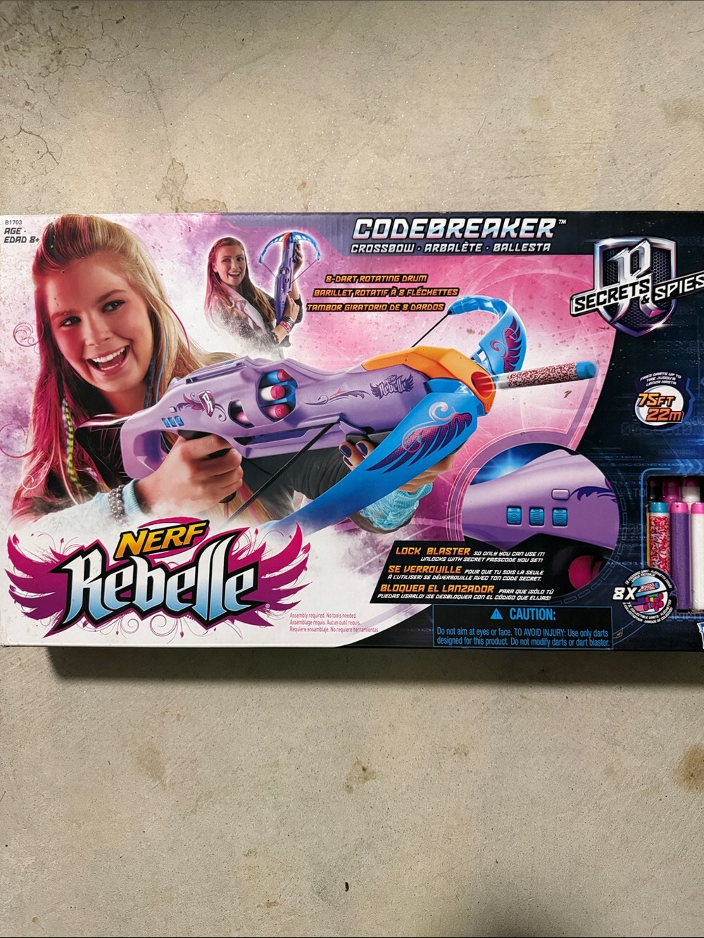 Nerf Codebreaker Crossbow Toy - Pink & Purple